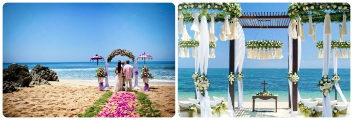 церемония бракосочетания на Бали