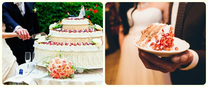 Свадебный торт: каким он был раньше