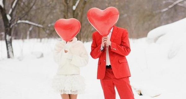 Романтическая свадьба в День святого Валентина